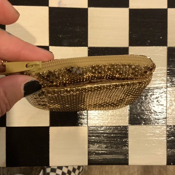 Whiting & Davis gold mesh Coin Purse Vintage Evening - Picture 3 of 5
